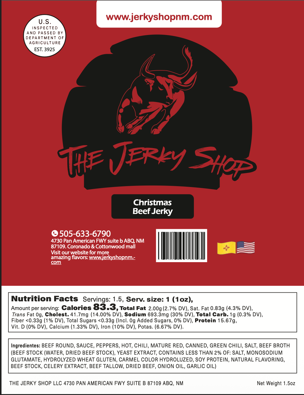 Christmas Beef Jerky