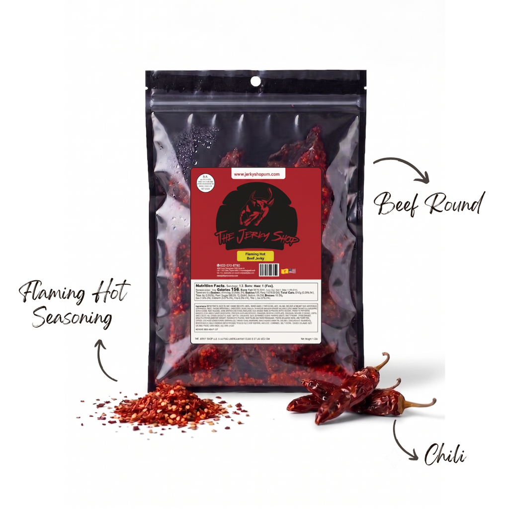 Flaming hot Beef Jerky