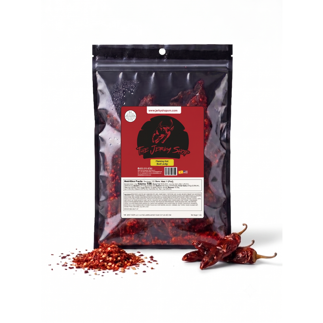 Flaming hot Beef Jerky