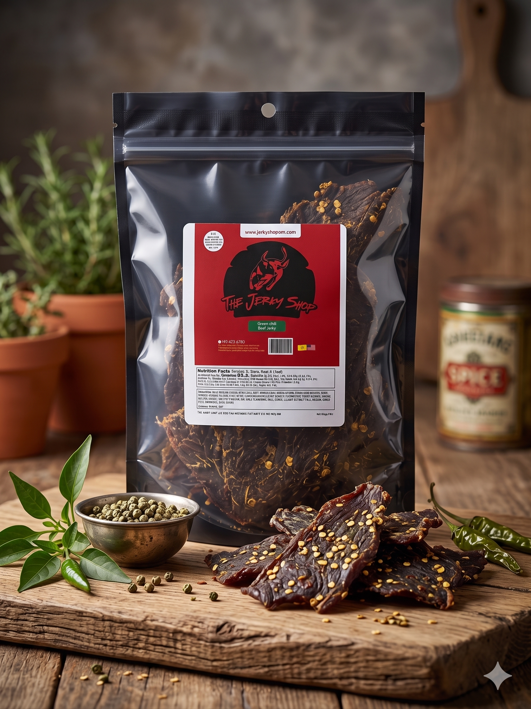 Green Chili Limon Beef Jerky