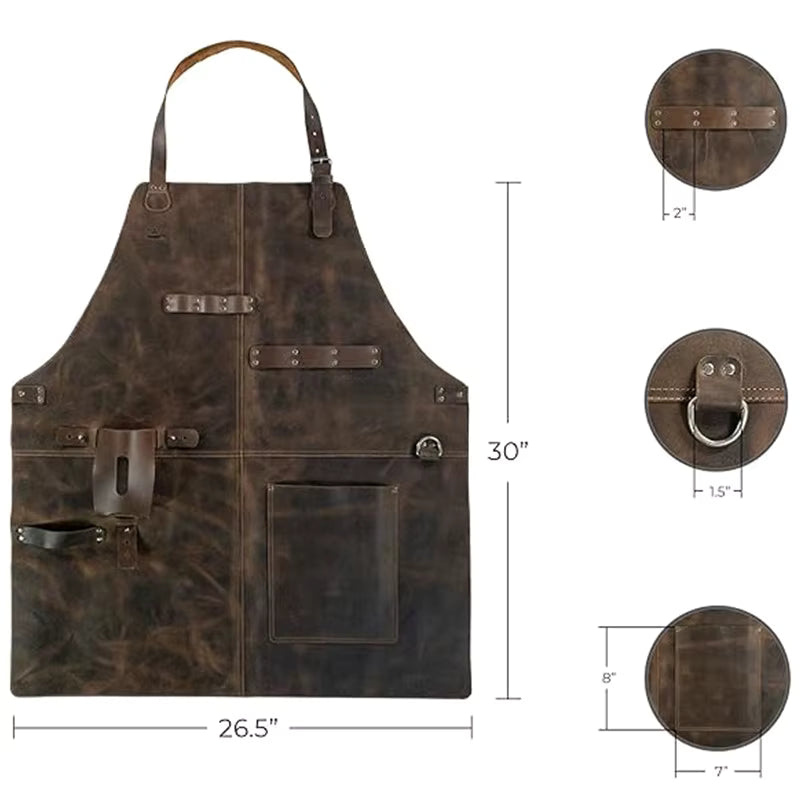 Professional waterproof PU apron