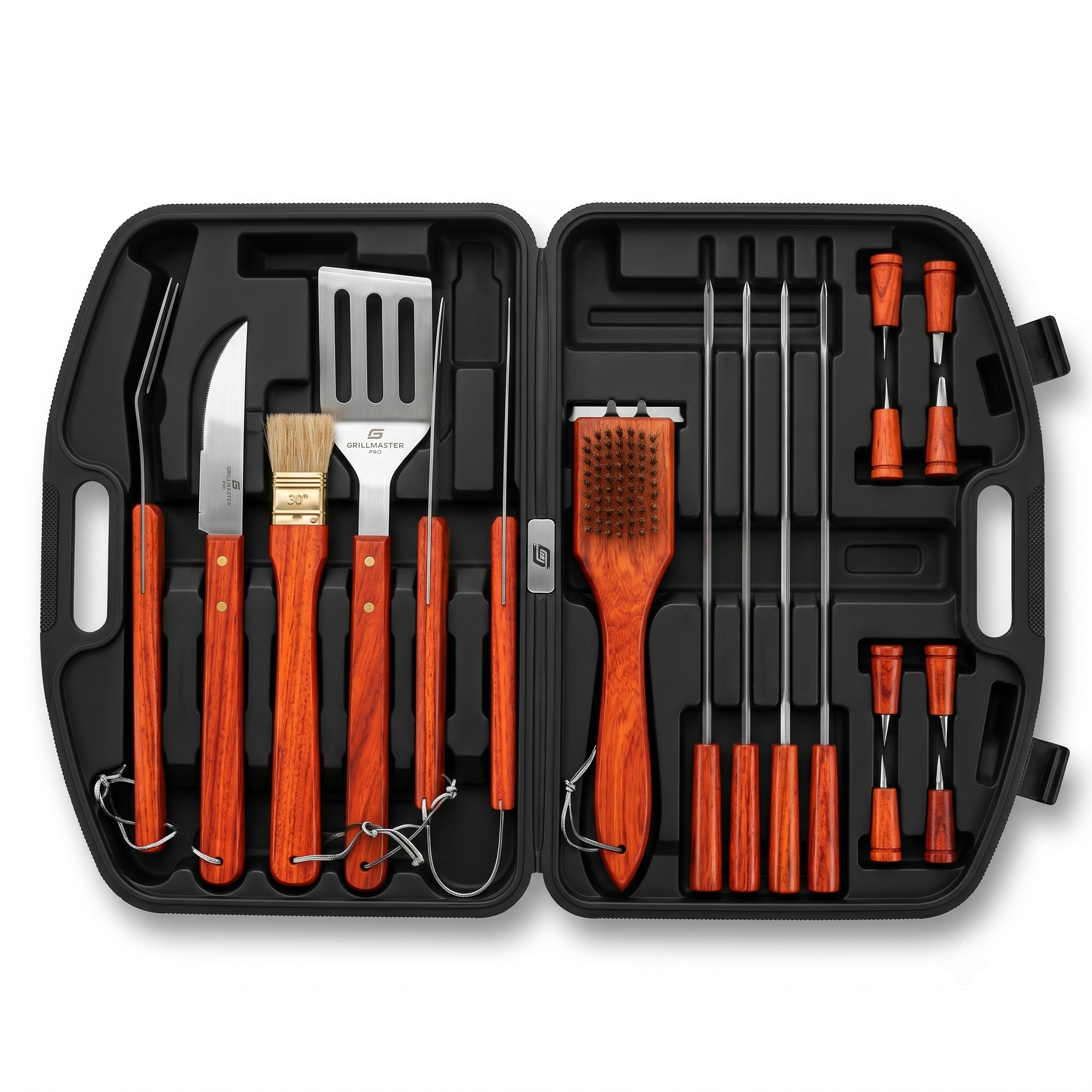 Professional 17-Piece Barbecue Utensil Kit